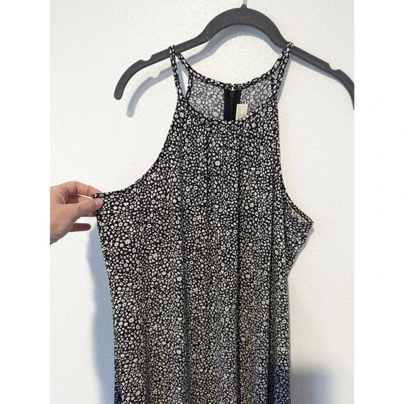 Michael Kors Black White Floral Knee Length Summer Dress - Picture 6 of 7